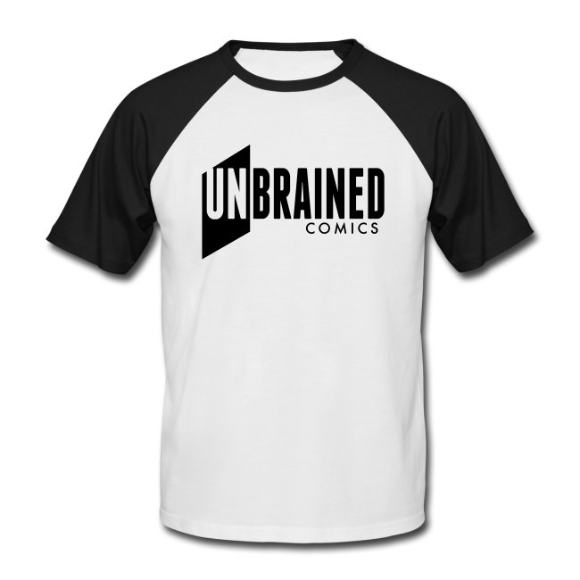 camiseta baseball unbrained comics