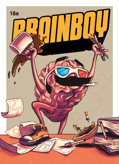 Cromo Brainboy 18a de la Serie 3